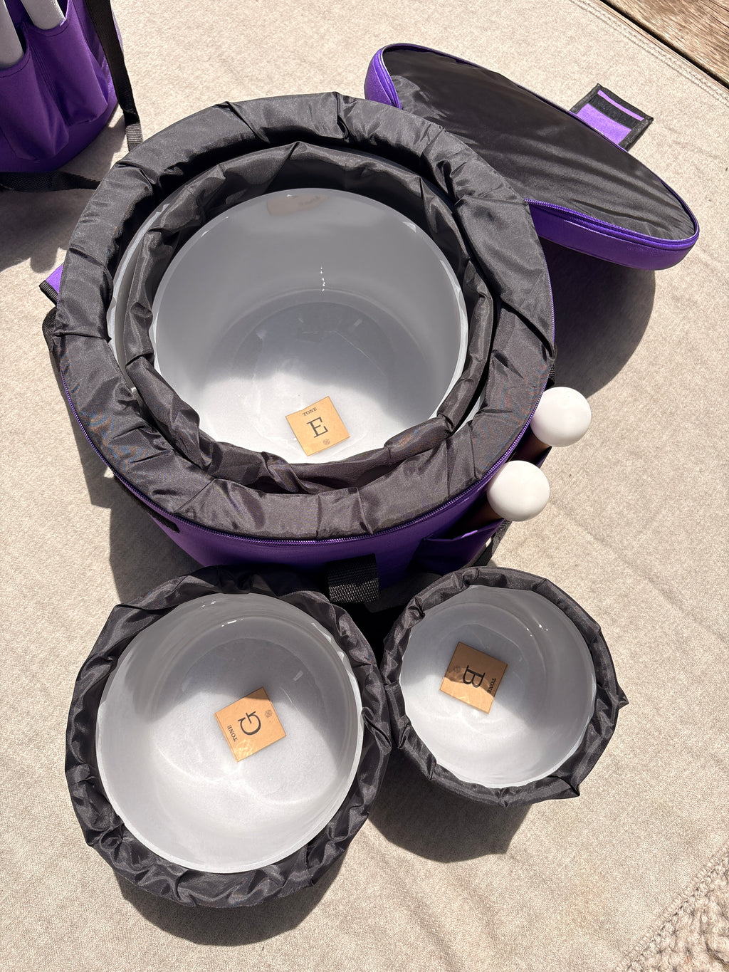 Crystal Singing Bowls 7 Set NZ  – 432Hz Sound bowls
