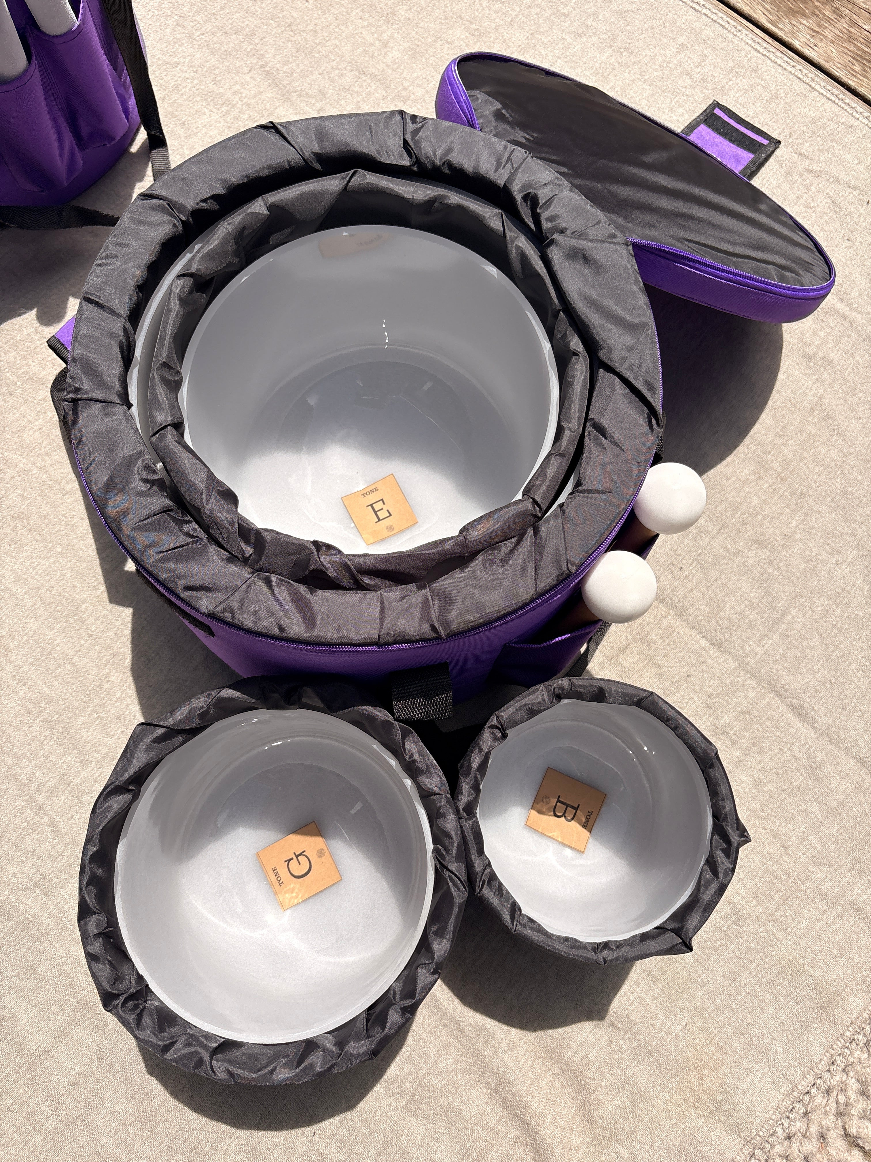Crystal Singing Bowls 7 Set NZ  – 432Hz Sound bowls