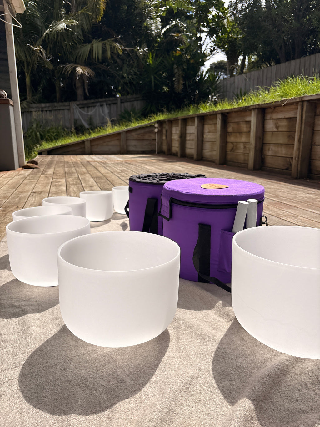 Crystal Singing Bowls 7 Set NZ  – 432Hz Sound bowls