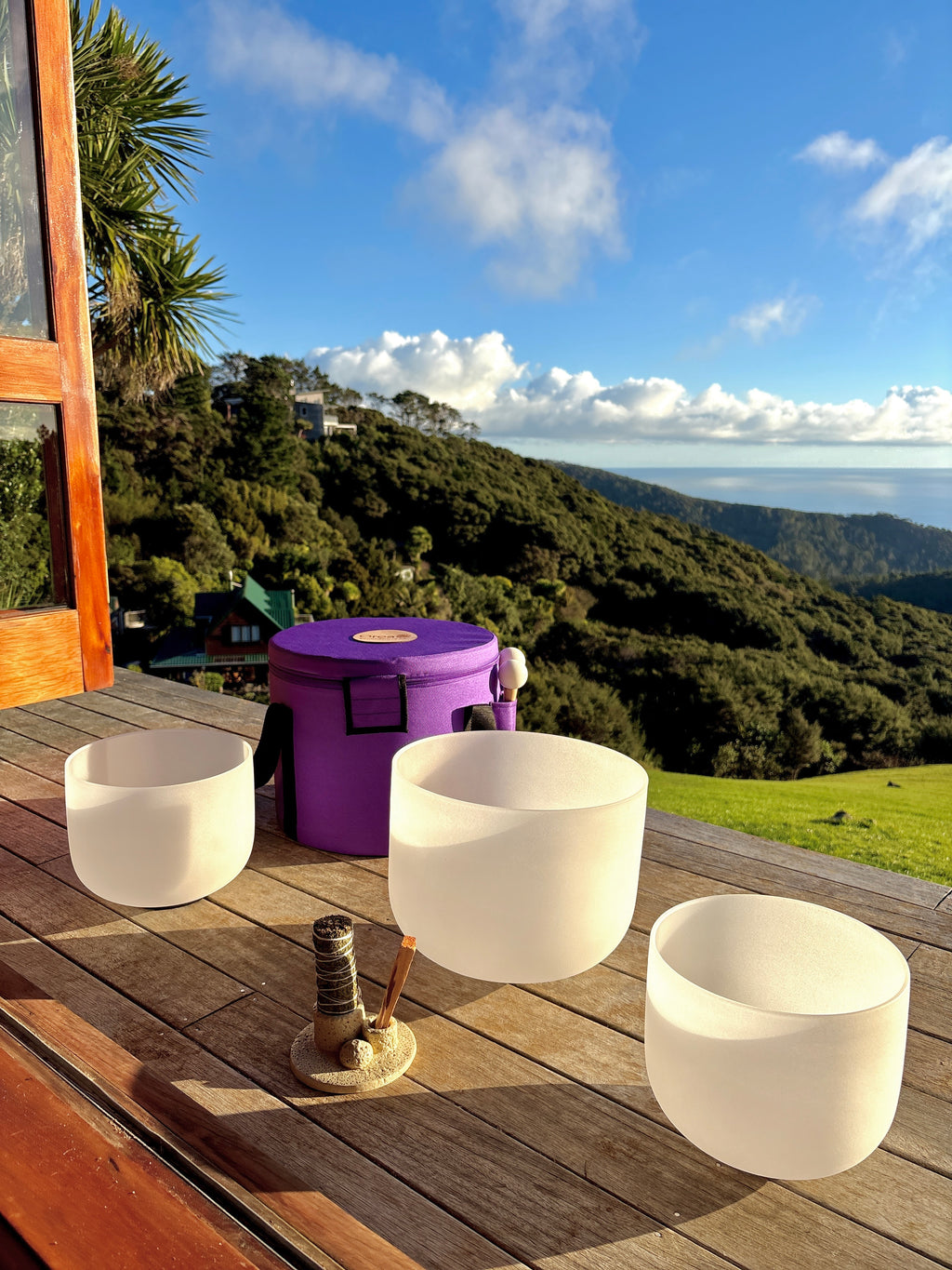 Crystal Singing Bowl Starter 3 Set (432Hz)