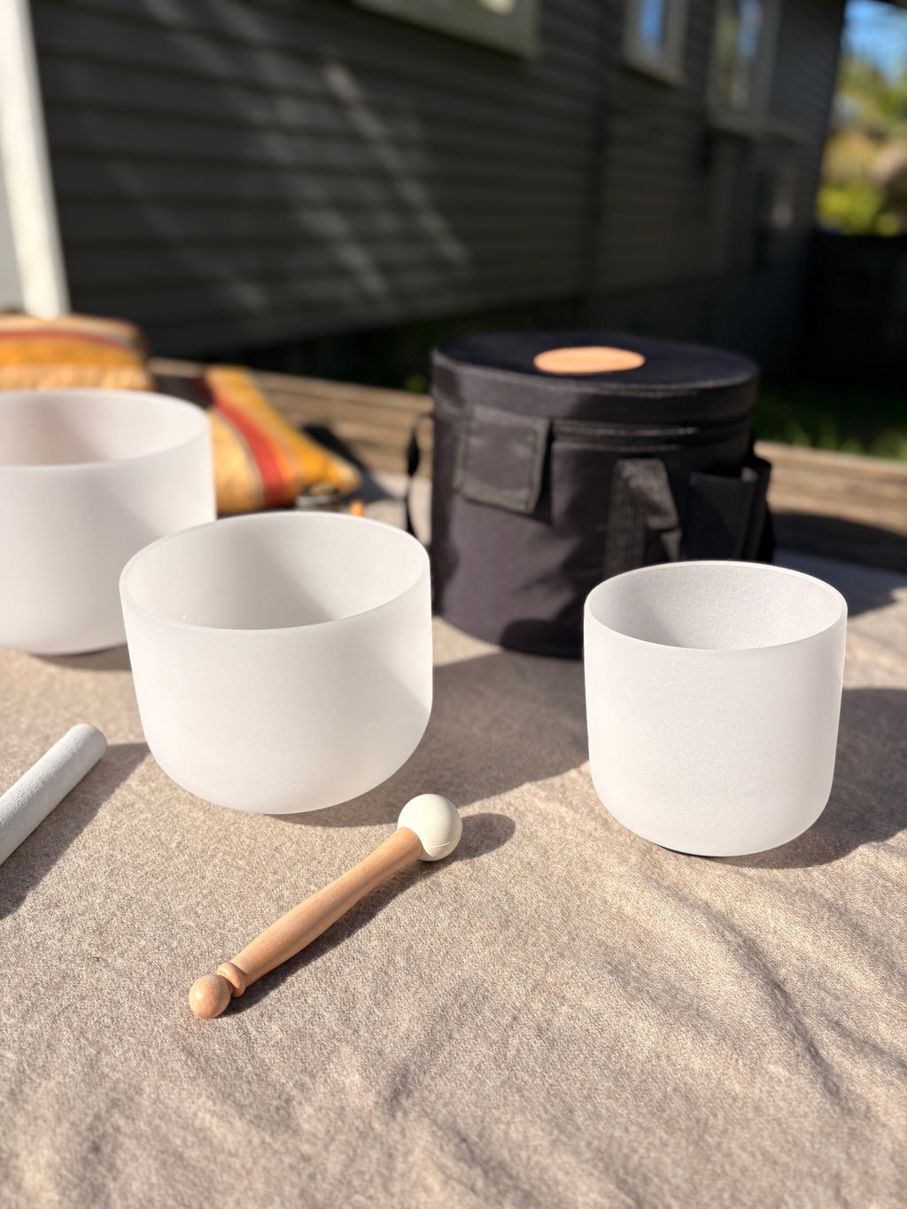 Crystal Singing Bowl Starter 3 Set (432Hz)