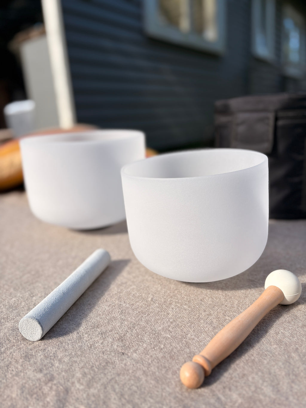 Crystal Singing Bowl Starter 3 Set (432Hz)
